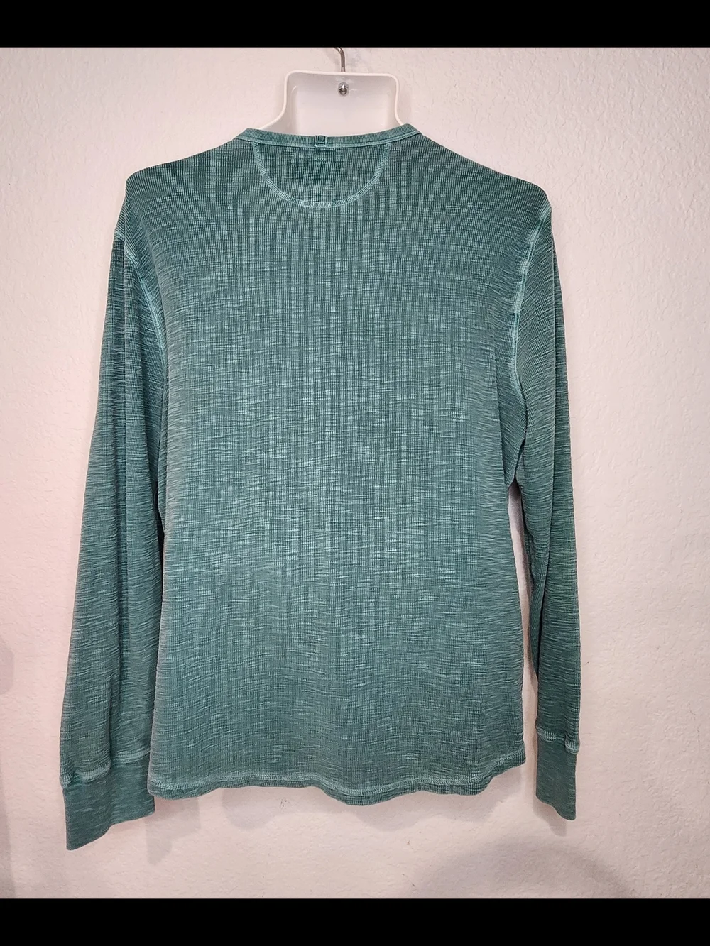 Lucky Brand Men's Teal Green Long-Sleeve Henley